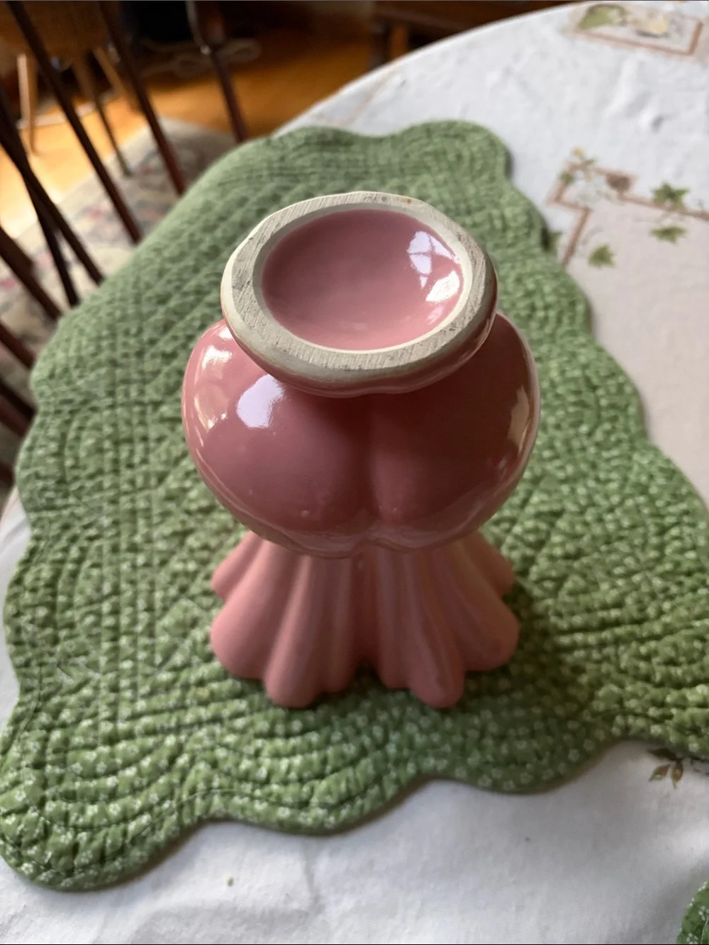 Pink Ceramic Bud Vase